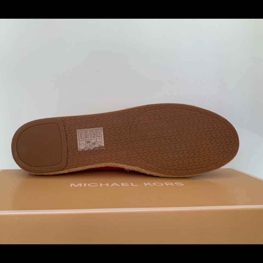MICHAEL KORS Kendrick Slip On LEATHER ESPADRILLE - Picture 8 of 9